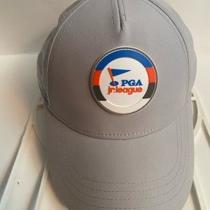 Preowned “PGA Jrs League” Golf Hat/Cap. Made by “GARB”. Child Size 5 to 12.